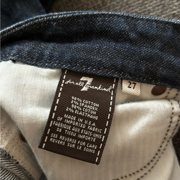 Vintage 2000s 7 For All Mankind low rise, flare jeans size 27 - Picture 5 of 5